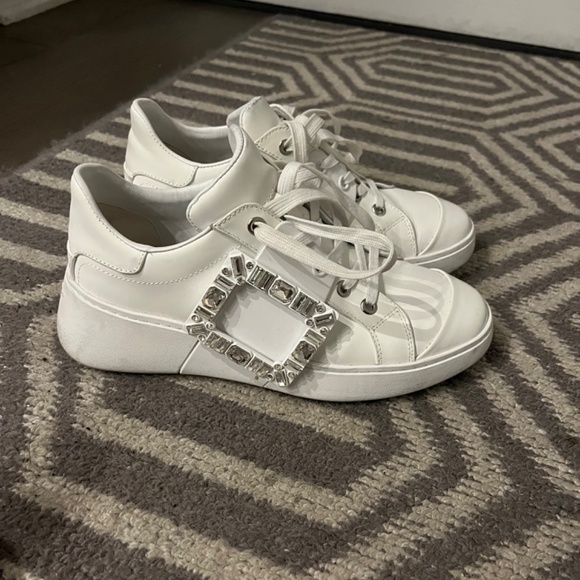 Buckle Gem Sneakers All White colourway - Picture 2 of 4